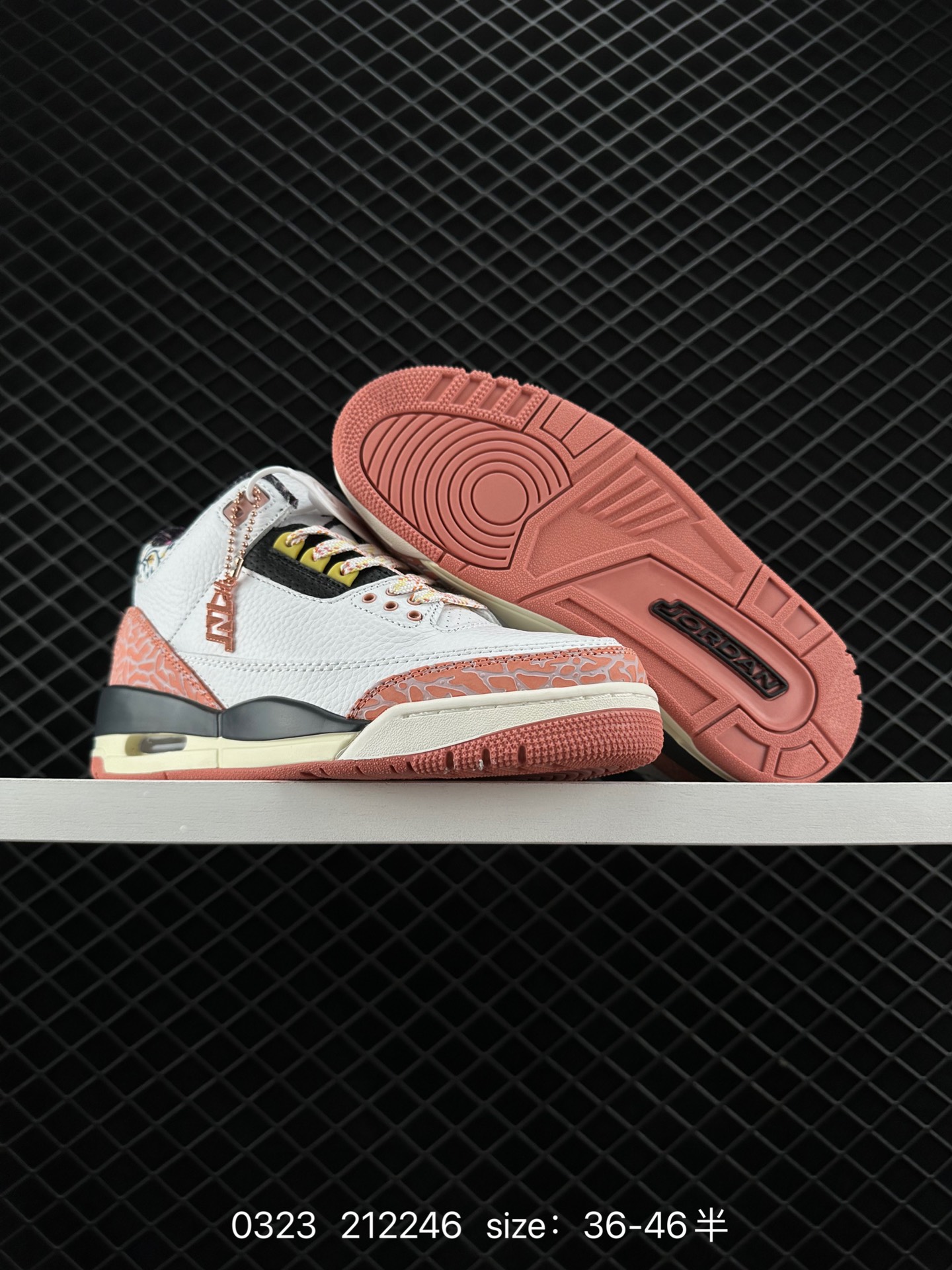 Air Jordan 3 GS ”Red Stardust“ AJ3